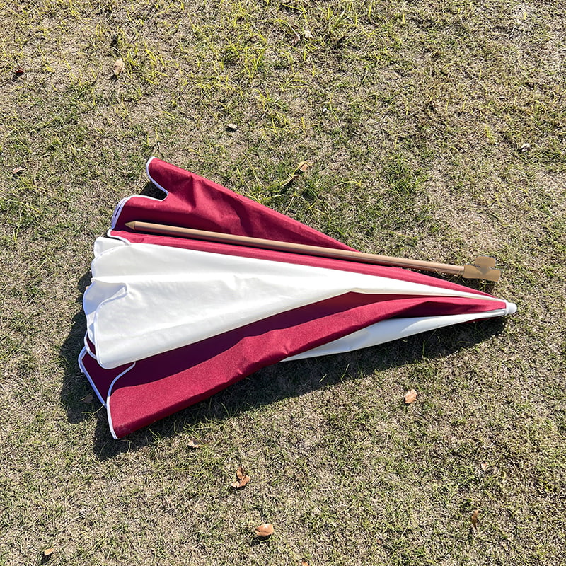 Bingkai Gentian 2M, Aci Aluminium Ringan, Payung Matahari Biasa.