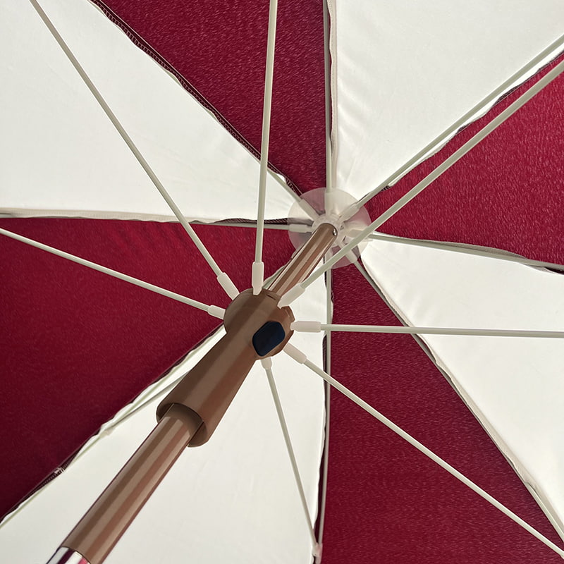 Bingkai Gentian 2M, Aci Aluminium Ringan, Payung Matahari Biasa.