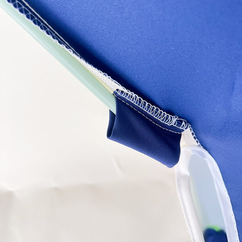 Payung Pagoda Patchwork Biru Dan Putih 2.5M