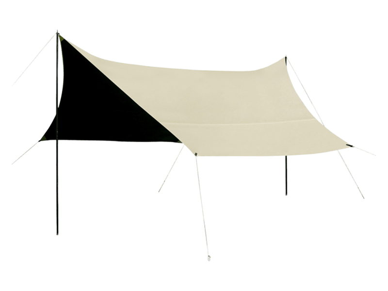 Awning Rama-rama Heksagon Luaran Tebal